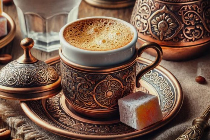 Bol Köpüklü Sade Türk Kahvesi