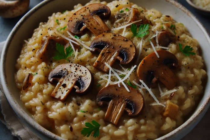 Mantarlı Risotto Tarifi