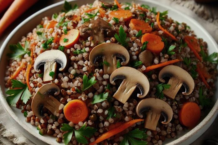 Sebzeli Karabuğday Pilavı