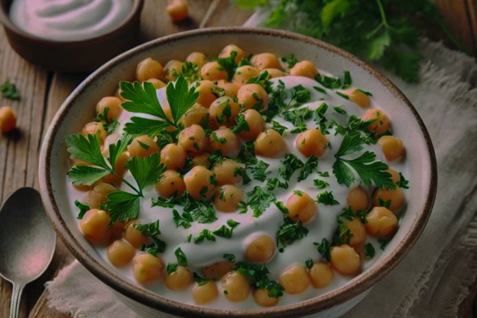 Yoğurtlu Nohut Salatası Tarifi
